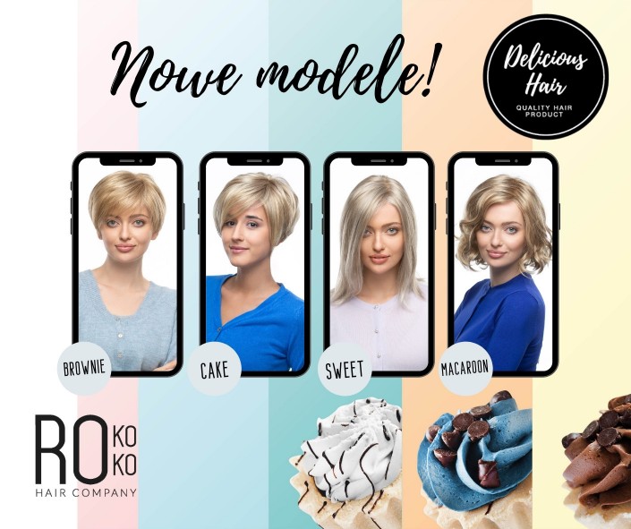 Nowe peruki syntetyczne z&nbsp;kolekcji Delicious Hair!